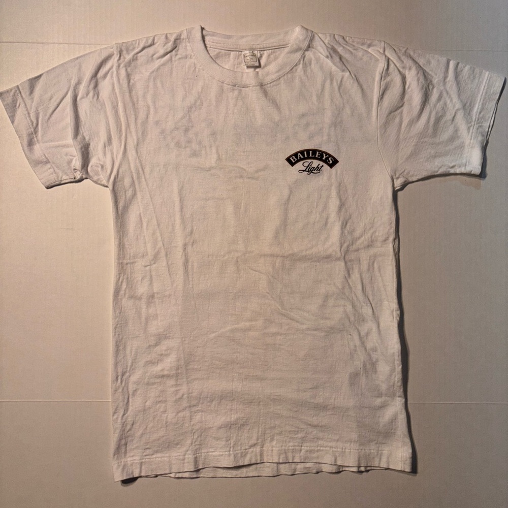 Vtg Baileys Irish Cream Lighten Up  90’s Alcohol Liquor Promo T-shirt Medium